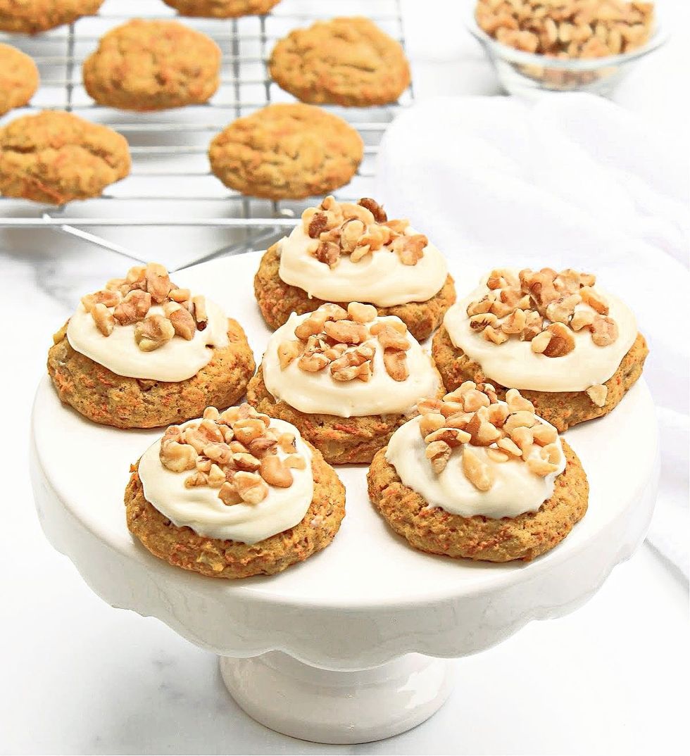 Vegan Carrot Cake Cookies