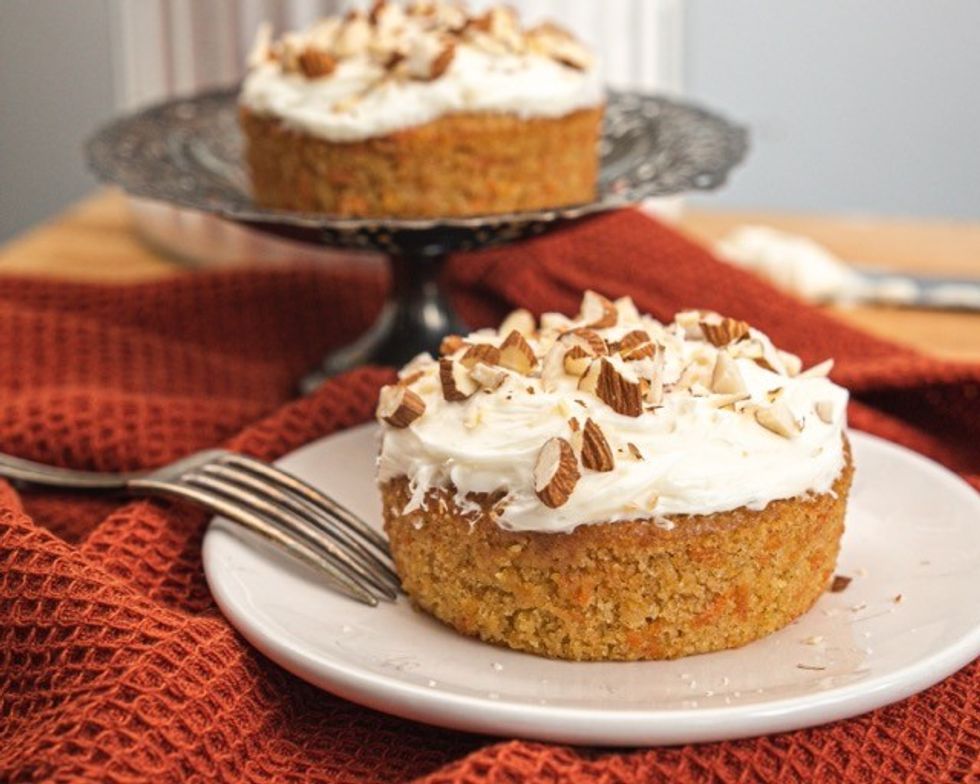 Vegan Carrot Cake Recipe for One