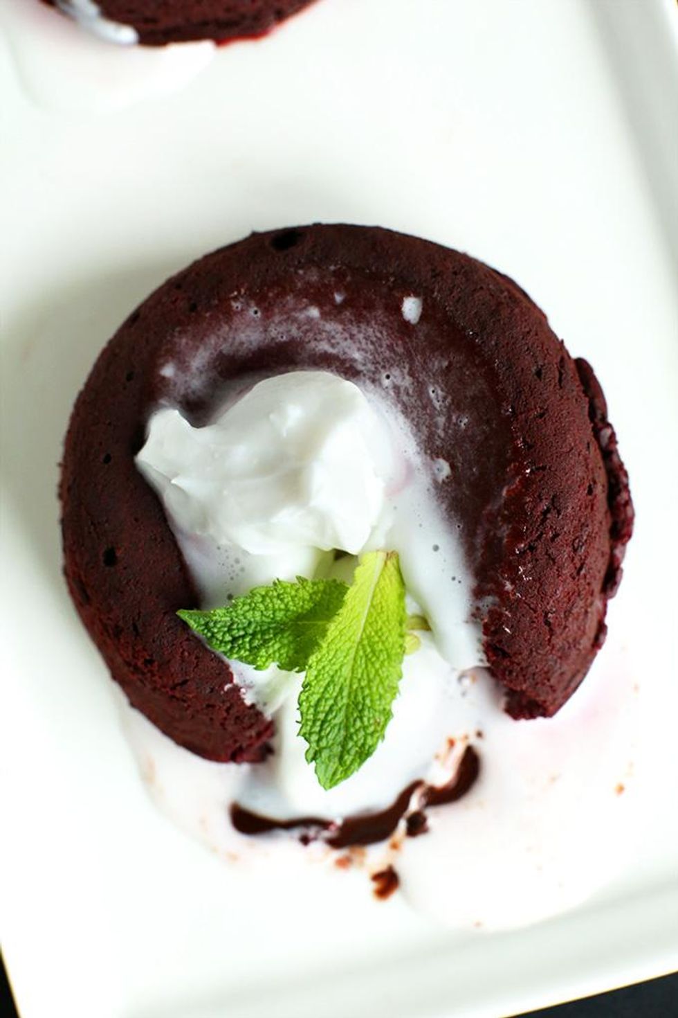 Vegan Chocolate Lava Cakes
