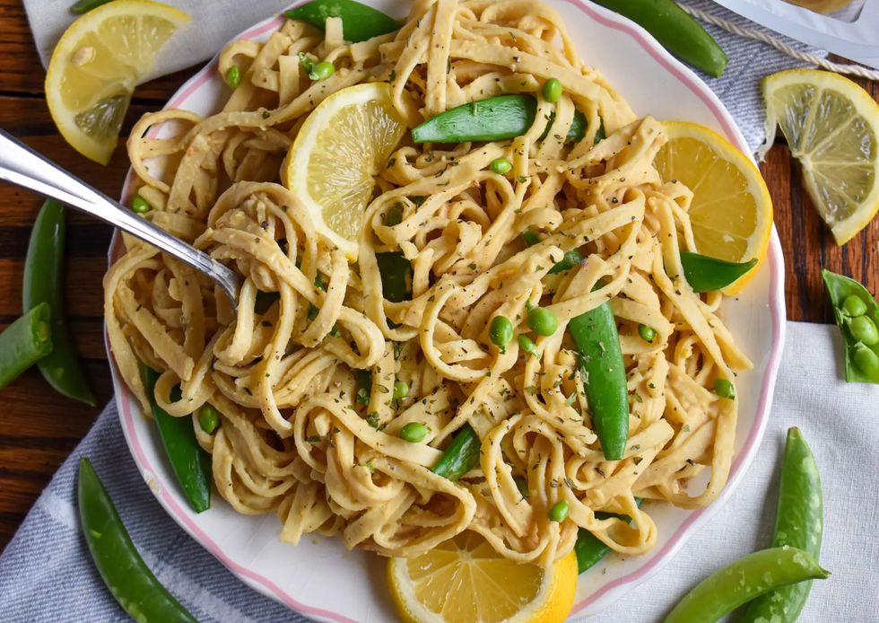 Vegan Creamy Lemon Pasta