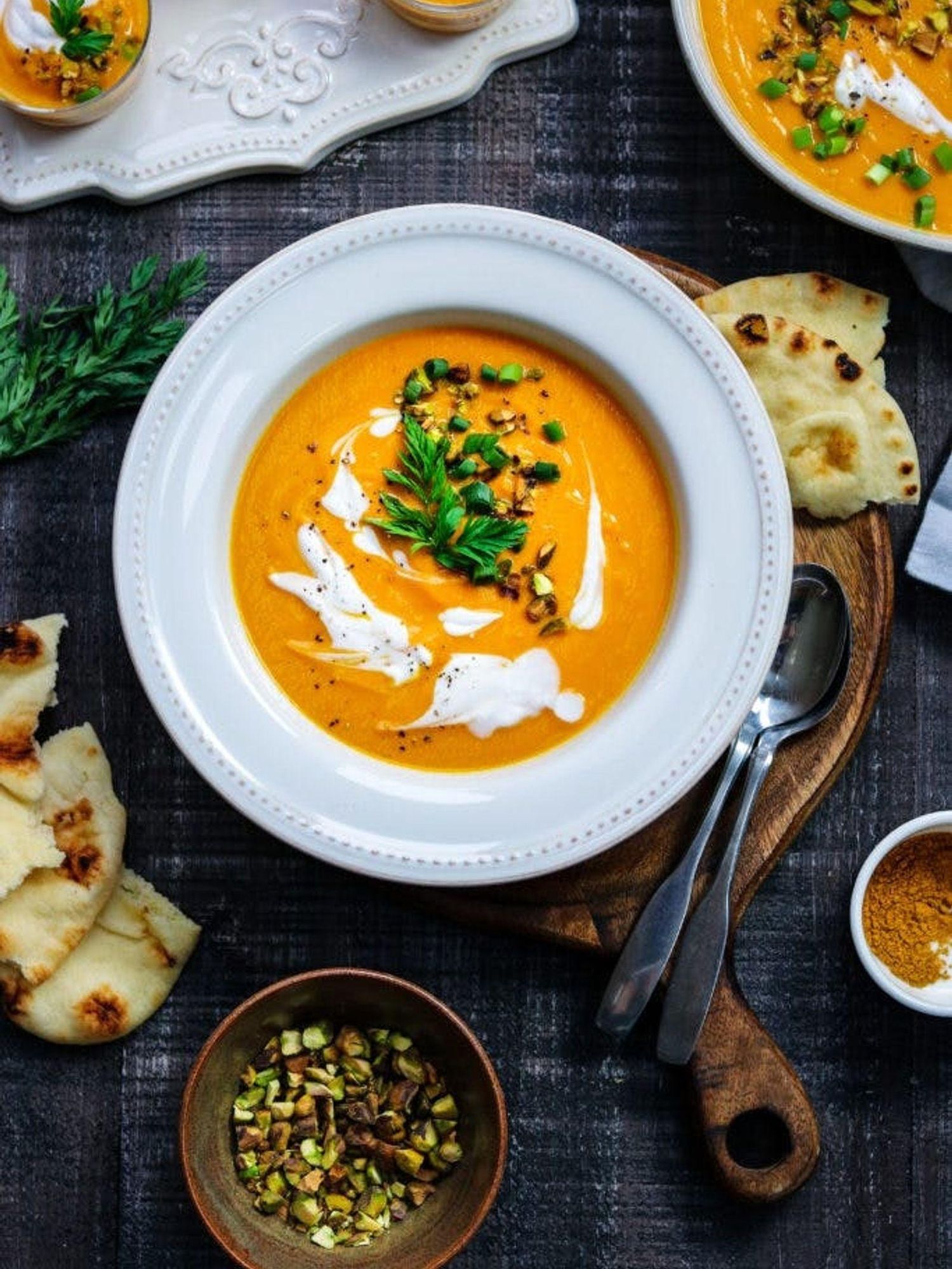 Vegan Curried Carrot Soup