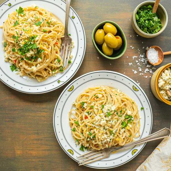 vegan dirty martini pasta