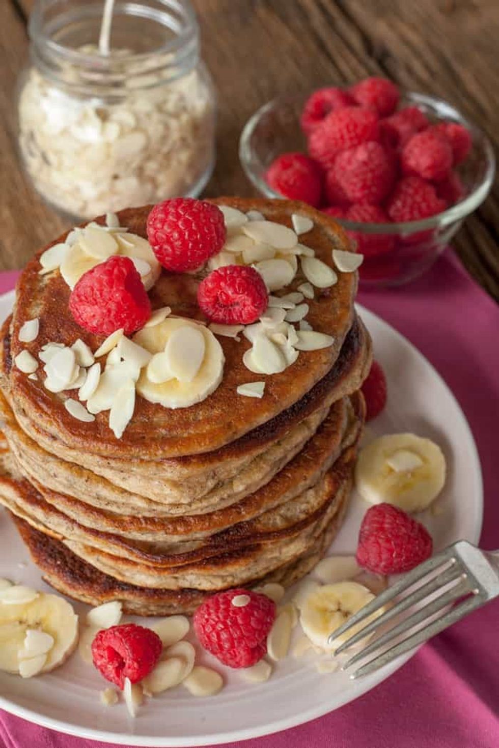Vegan + Gluten-Free Protein Pancakes