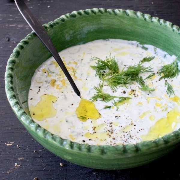Vegan Greek Yogurt Tzatziki Sauce