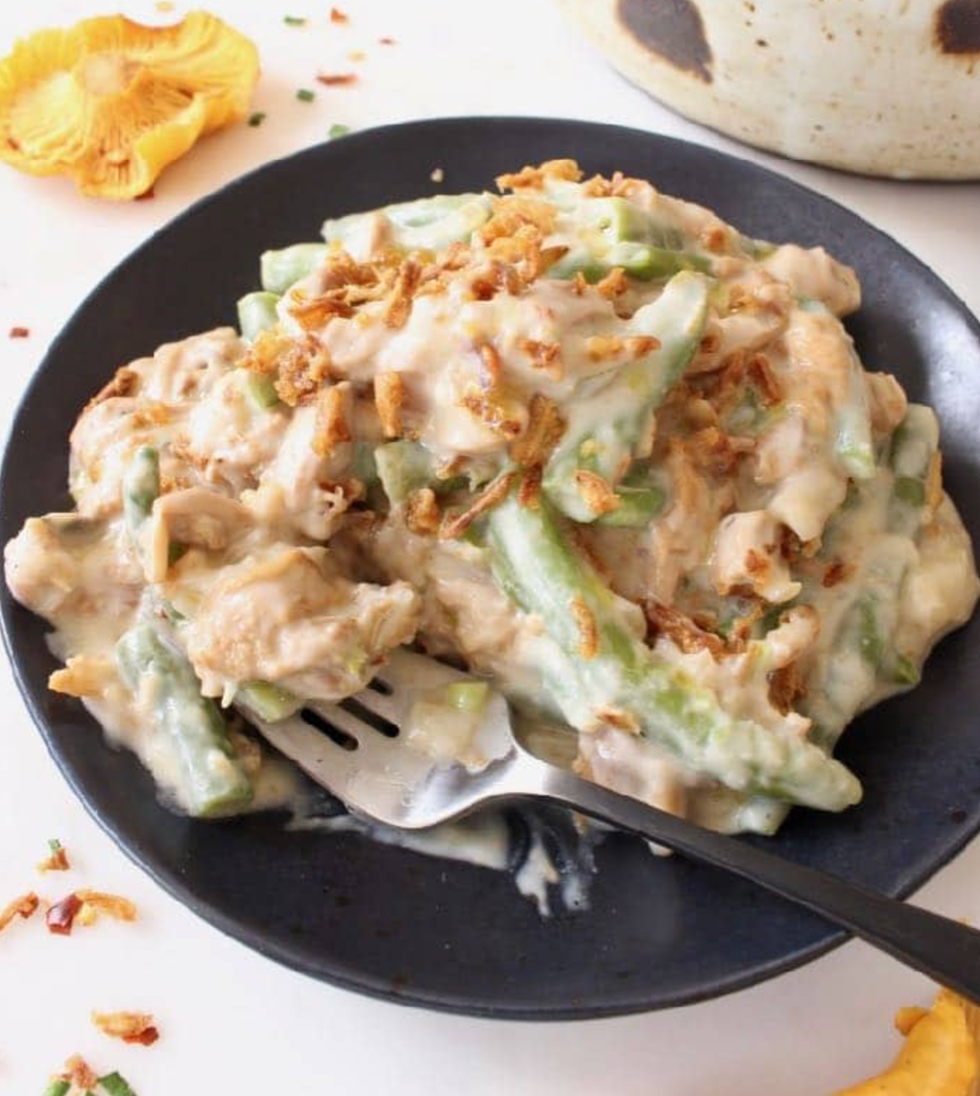 vegan green bean casserole recipe