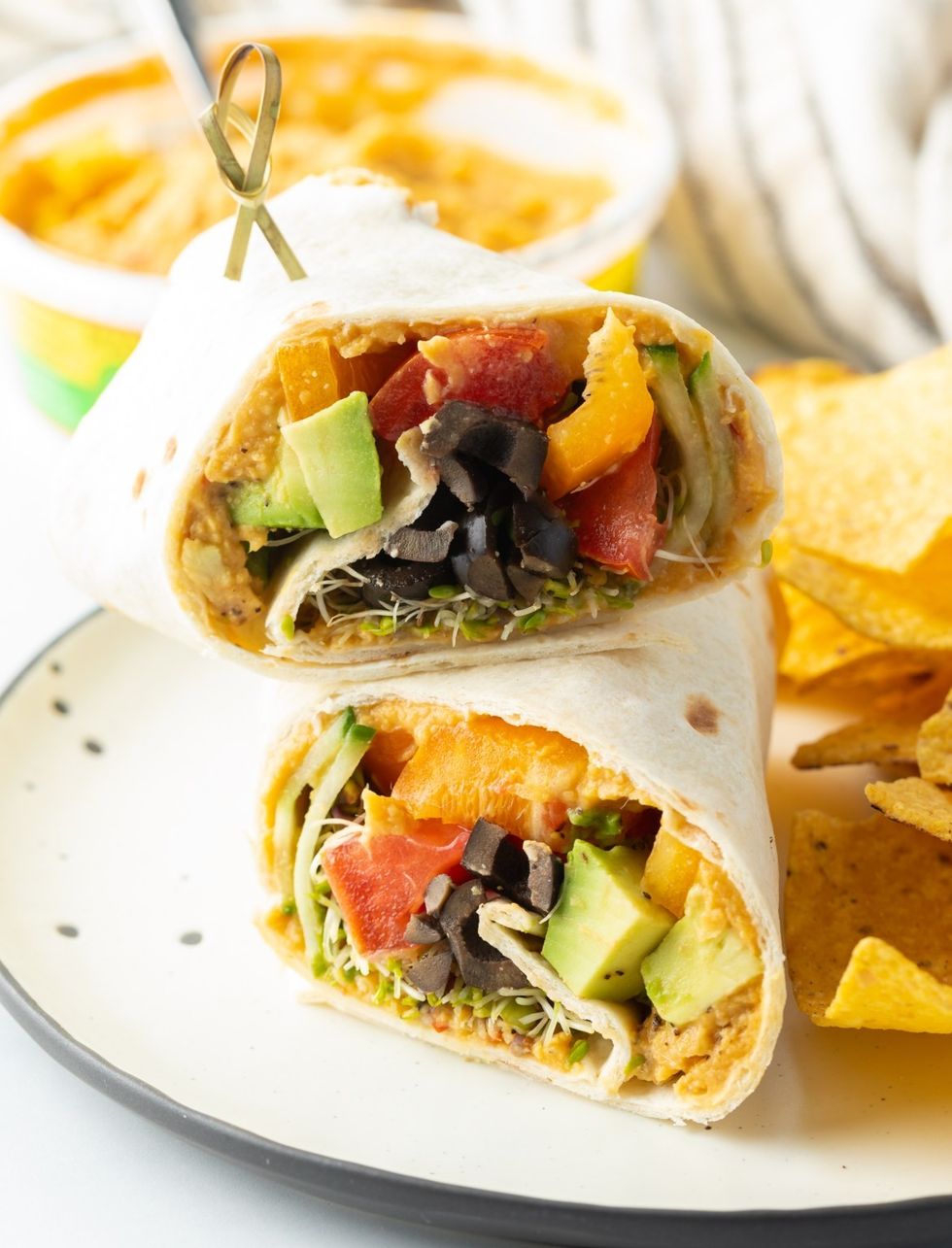 Vegan Hummus Wraps