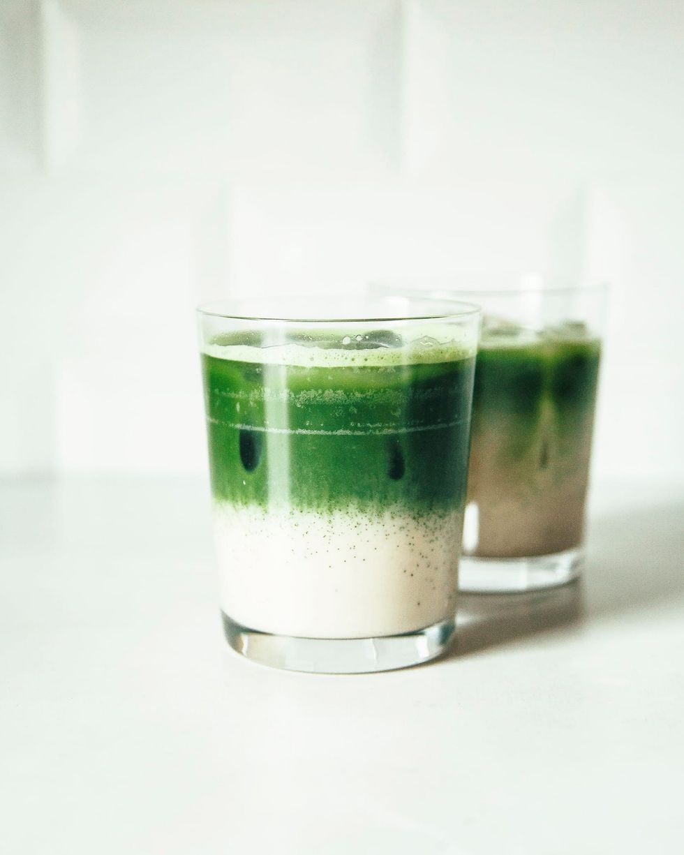 Vegan Iced Vanilla Oat Matcha Latte\u200b