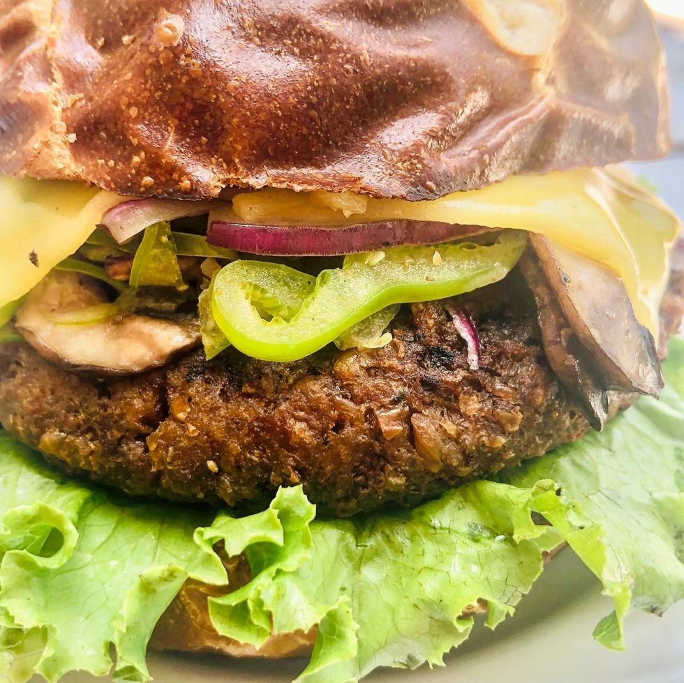 Vegan Italian Sausage Burgers