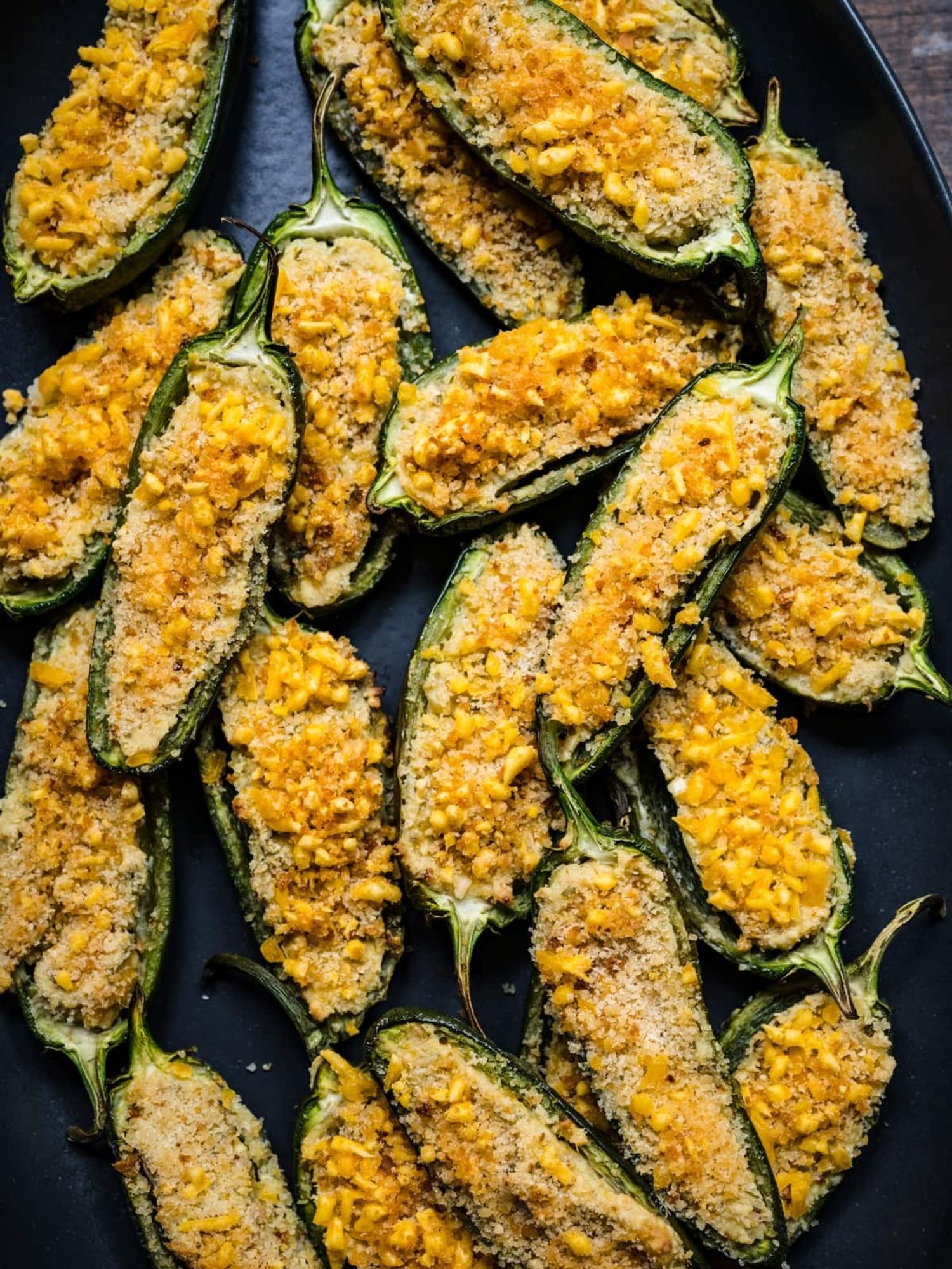 Vegan Jalape\u00f1o Poppers