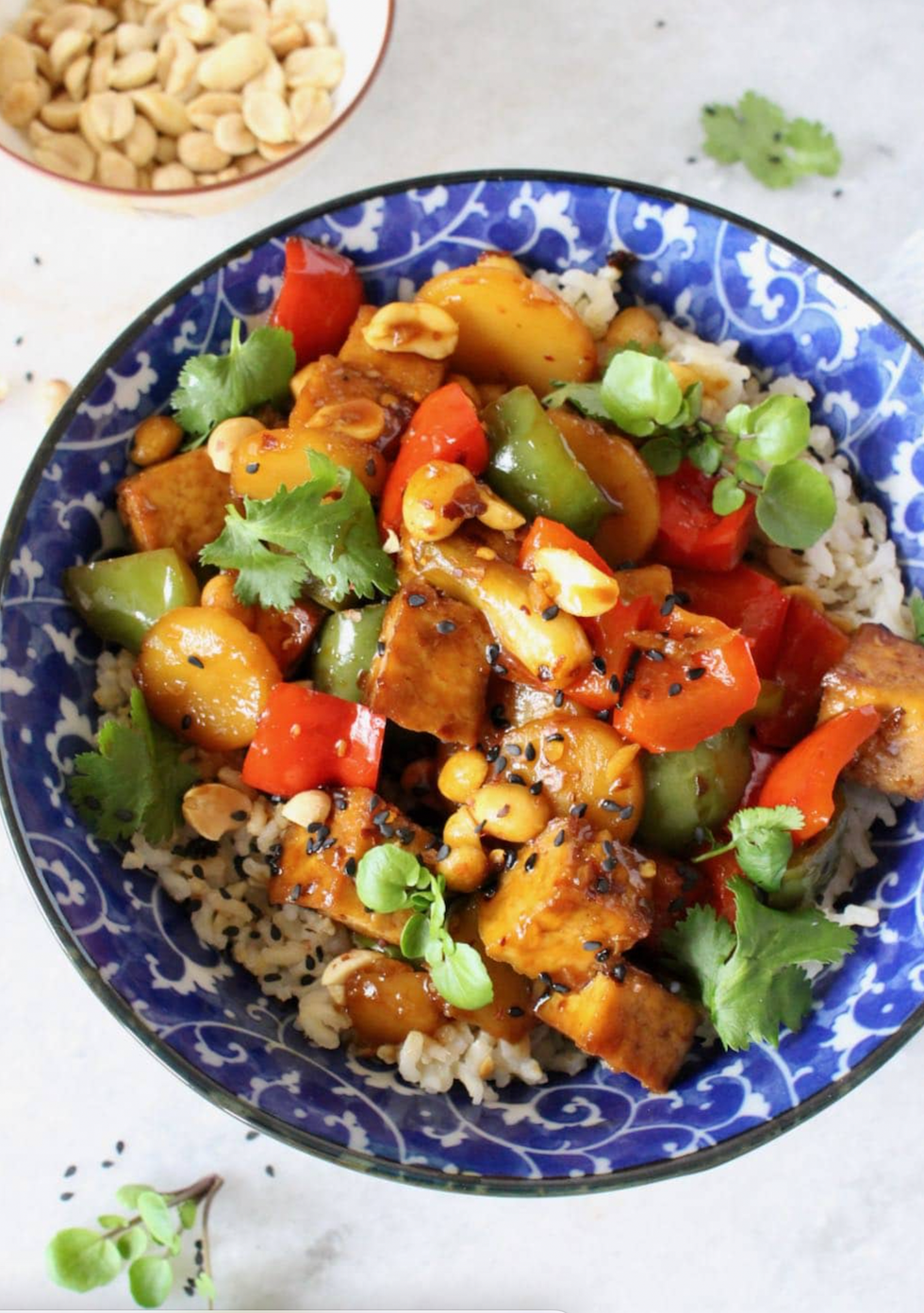 vegan kung pao tofu chinese recipes