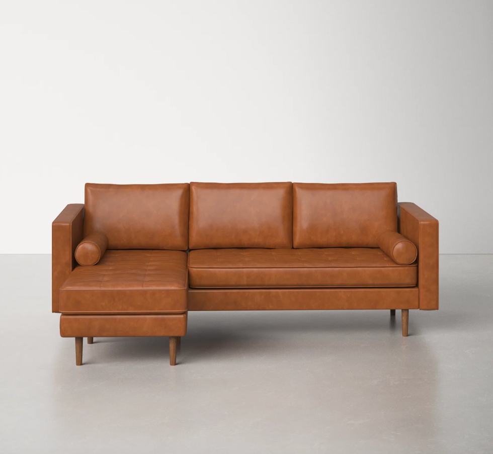 vegan leather sofa