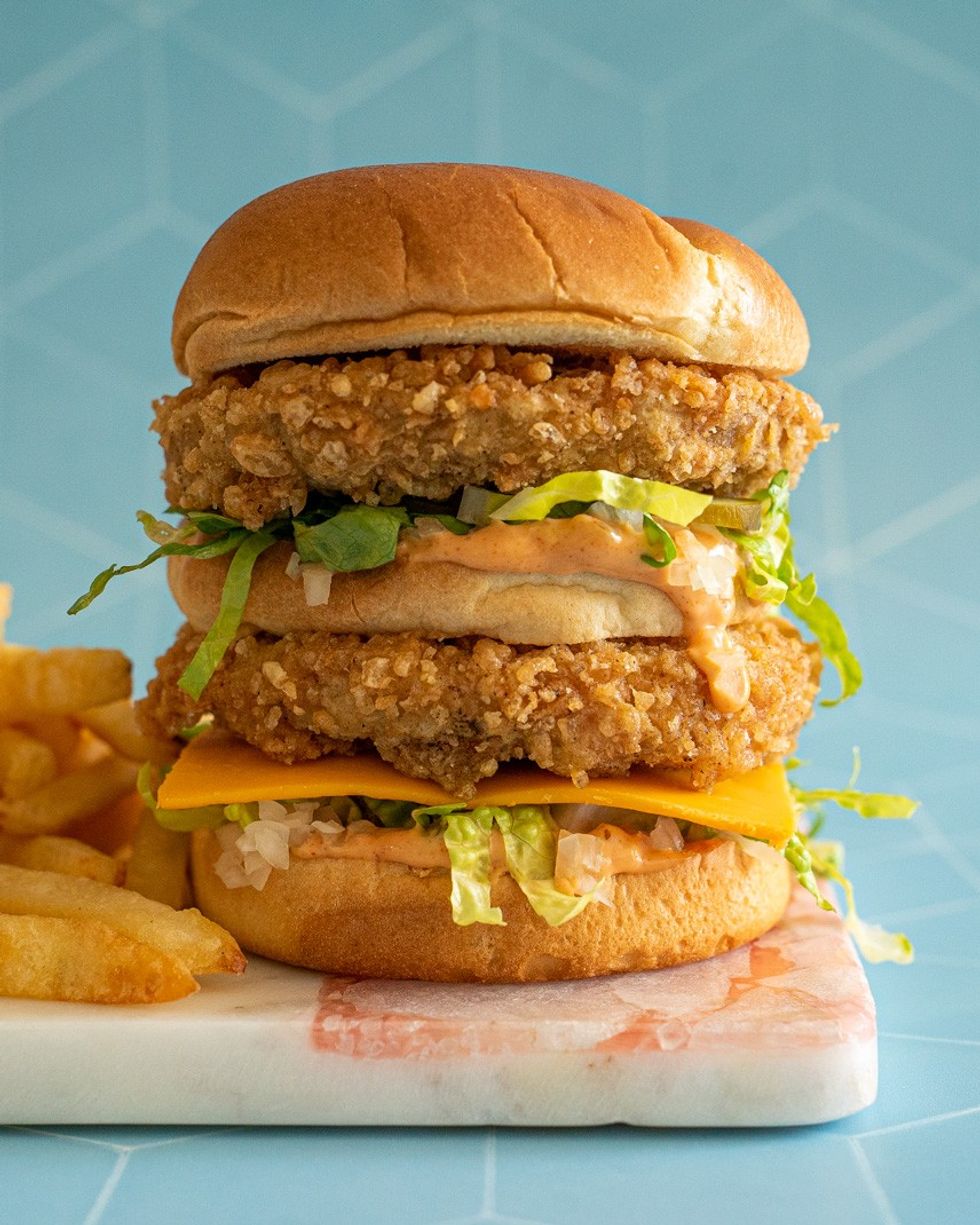 Vegan McDonald's Chicken Big Mac