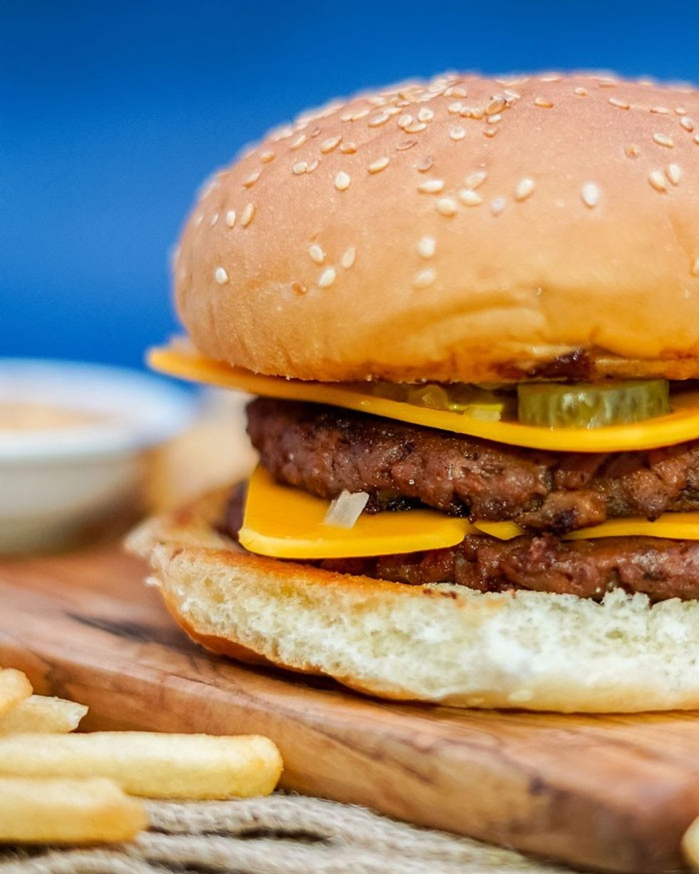 Vegan McDonald's Double Cheeseburger copycat recipe