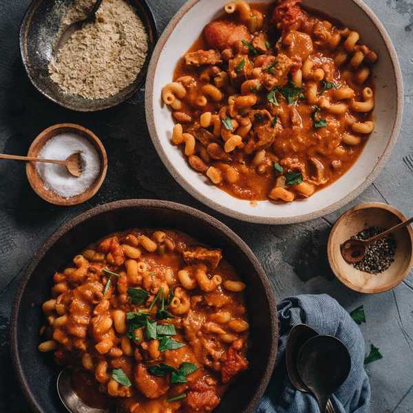 vegan pasta e fagioli