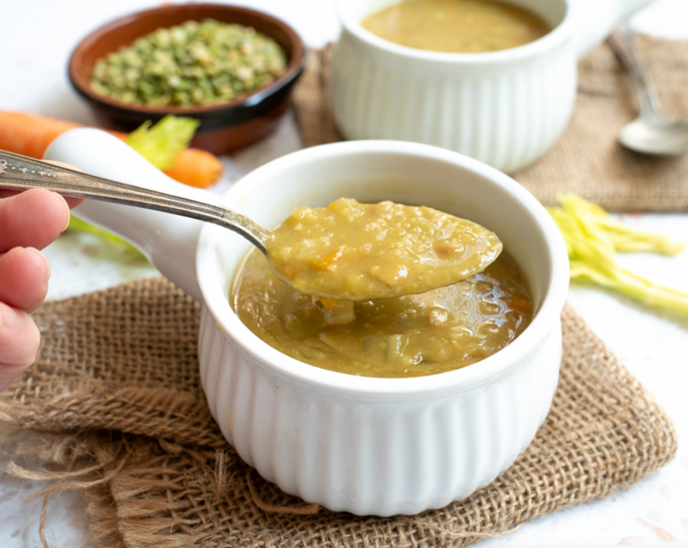 vegan pea soup