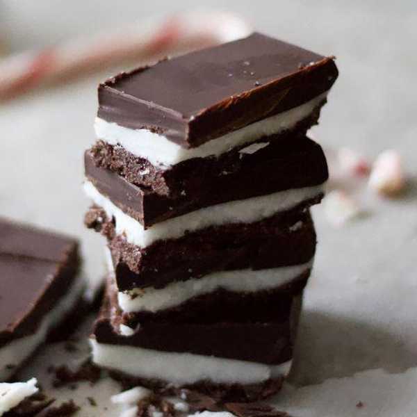 Vegan Peppermint Chocolate Bars