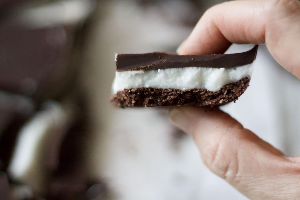 Vegan Peppermint Chocolate recipe for the holidays and Christmas