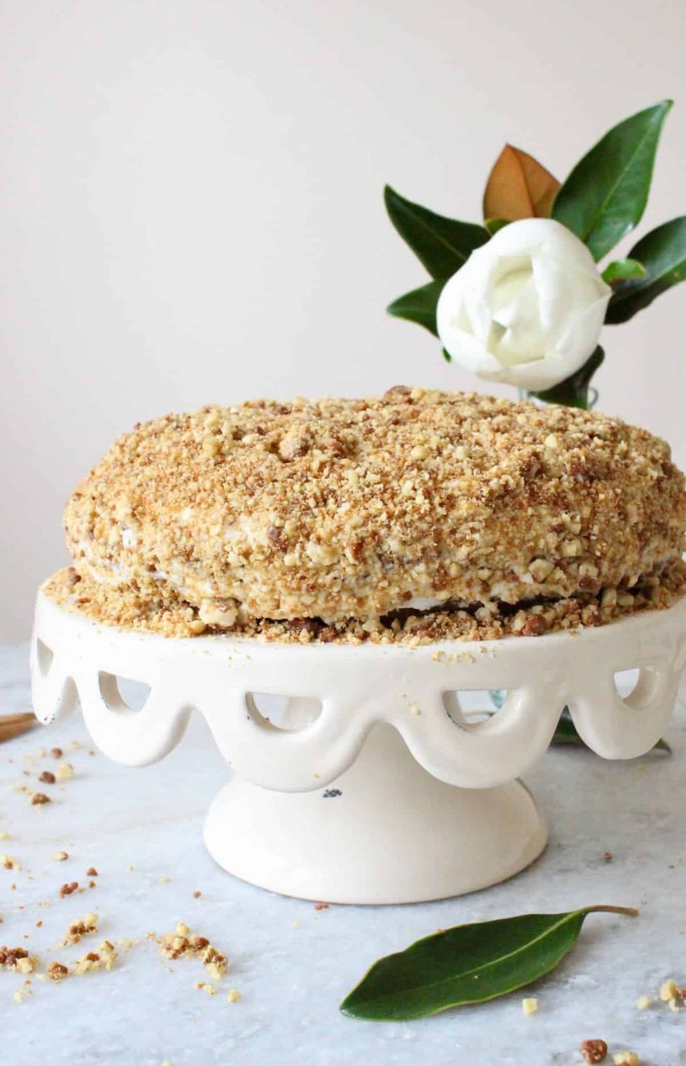 Vegan Pumpkin Crunch Cake Recipe