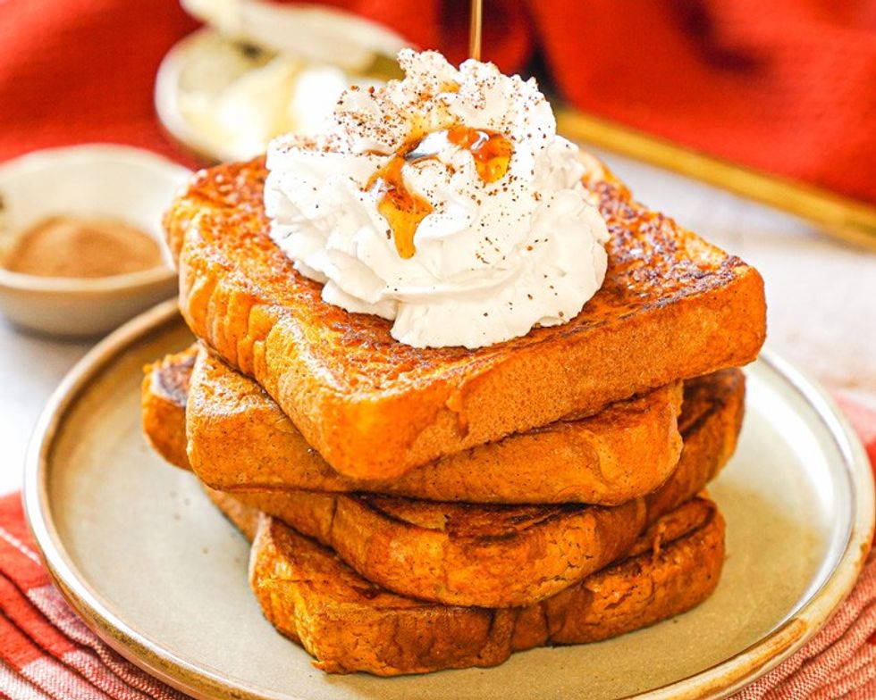 Vegan Pumpkin French Toast
