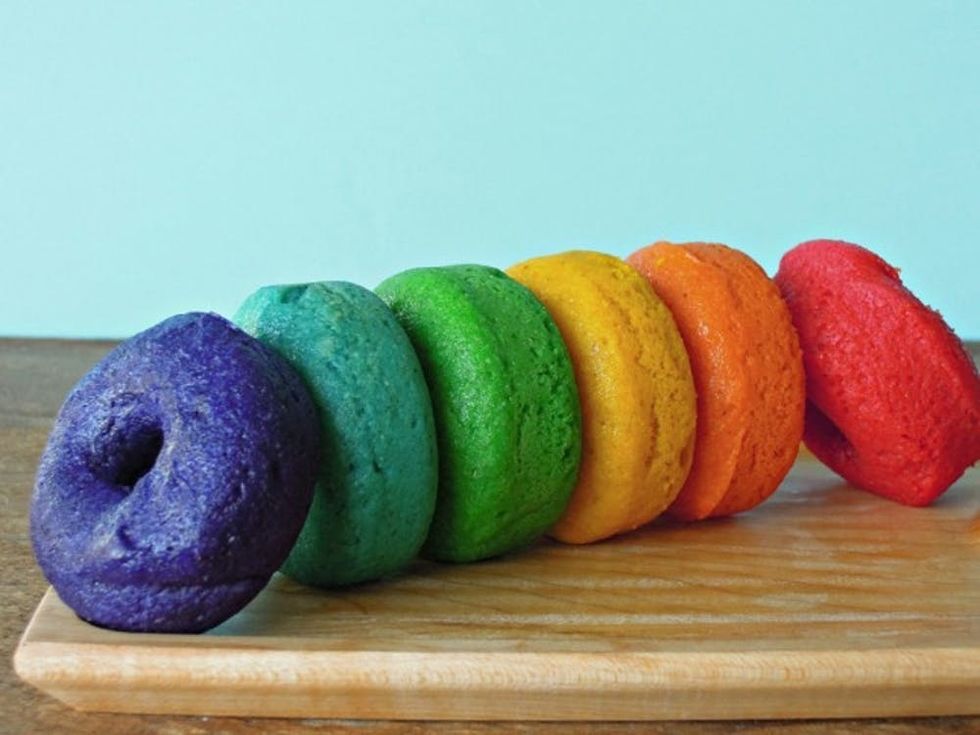 Vegan Rainbow Donuts