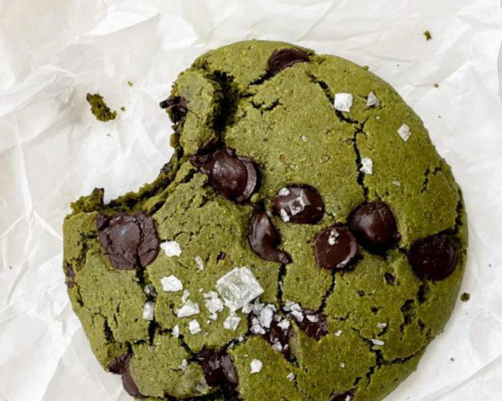 Vegan Single-Serve Matcha Cookie