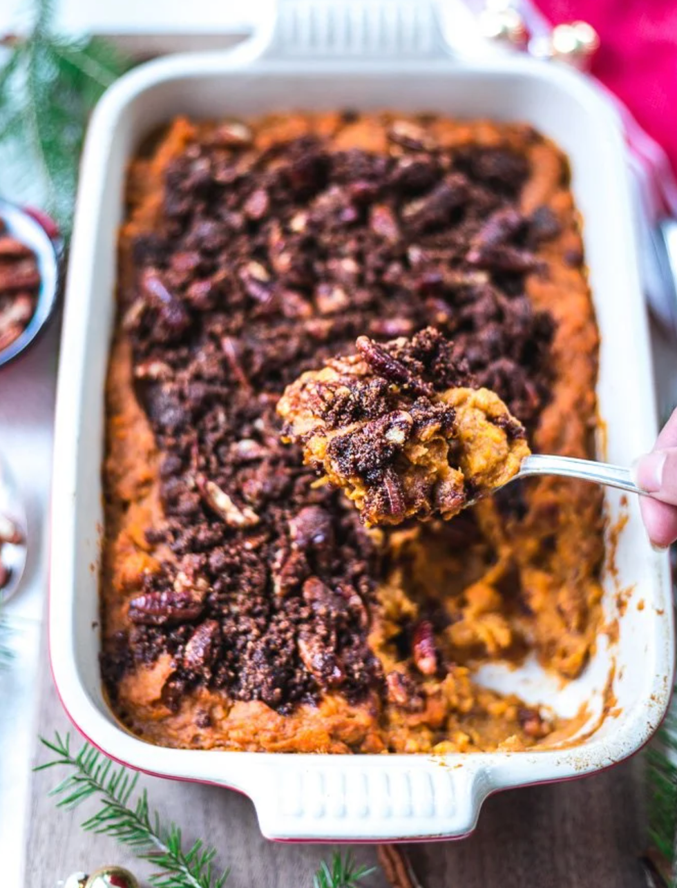Vegan Sweet Potato Casserole