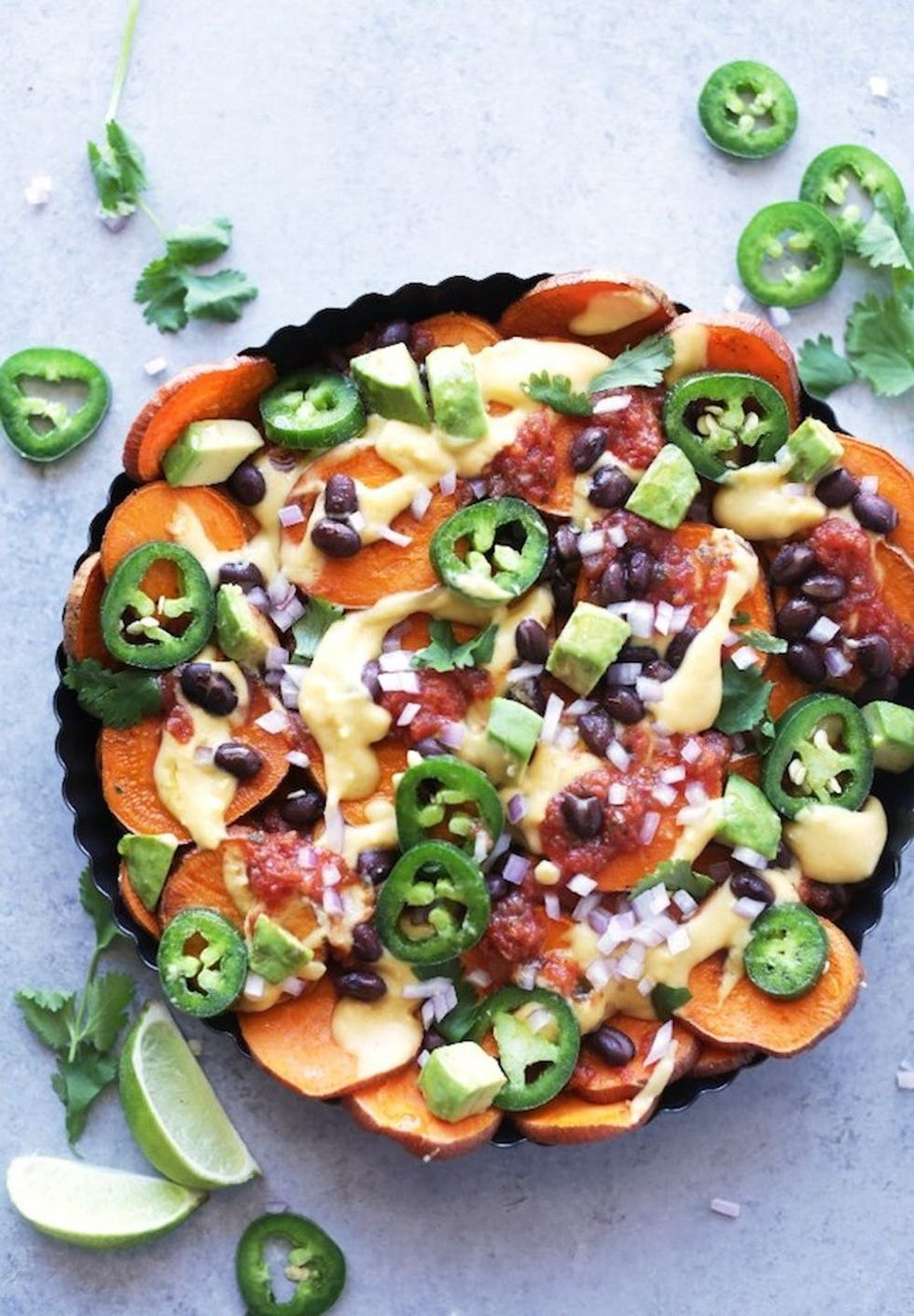 Vegan Sweet Potato Nachos