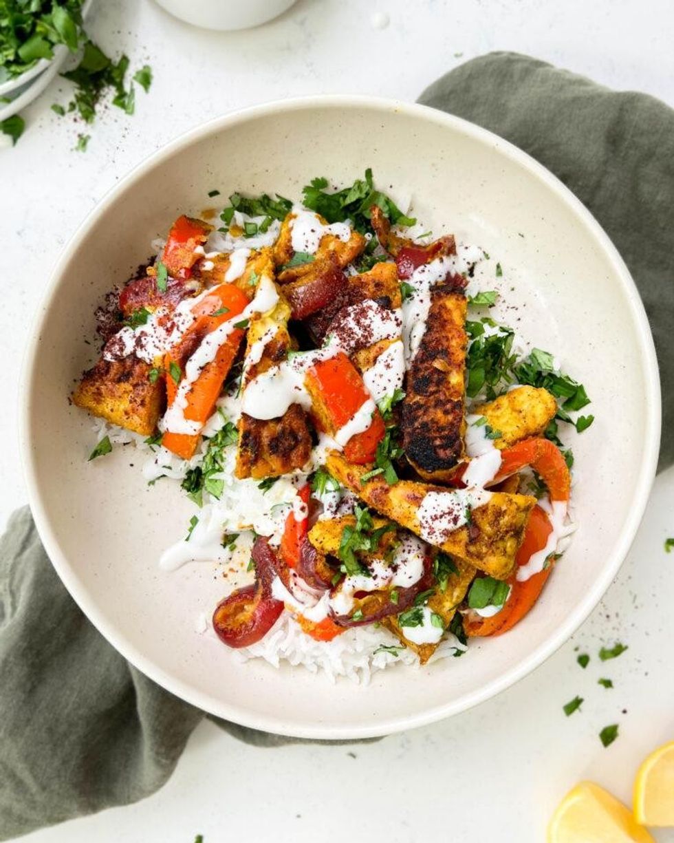 Vegan Tempeh Shawarma Bowl