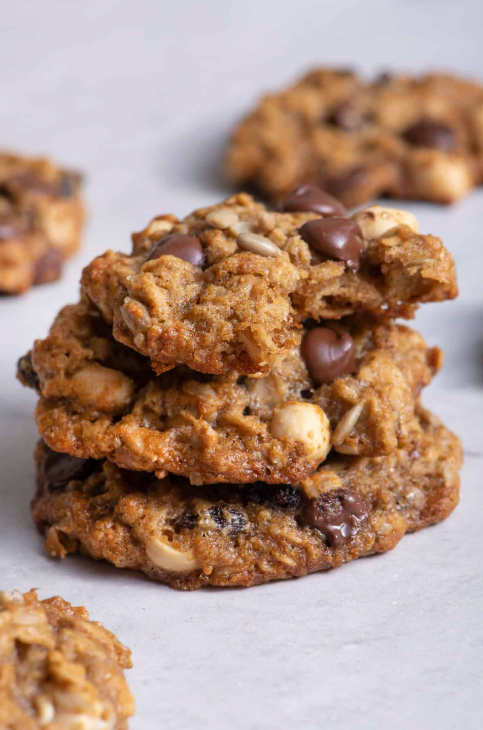 Vegan Trail Mix Cookies