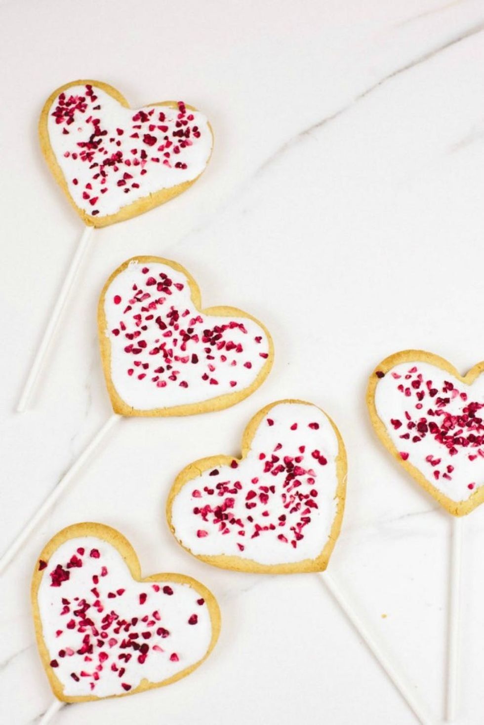 Vegan Valentine's Day Cookie Pops