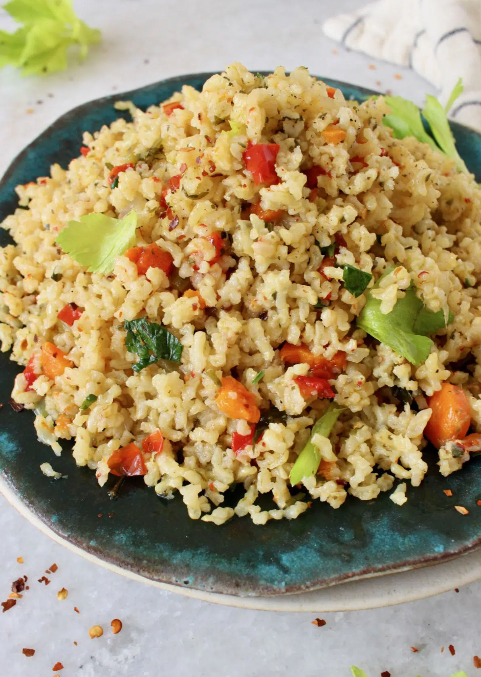 vegetable rice pilaf