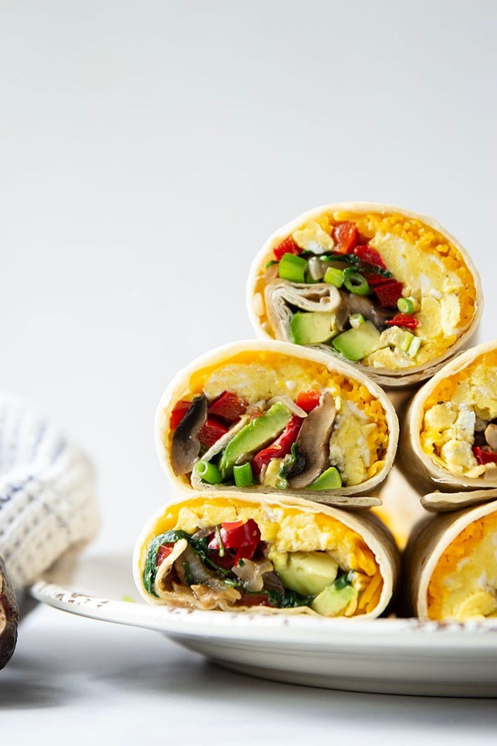 Vegetarian Breakfast Burritos