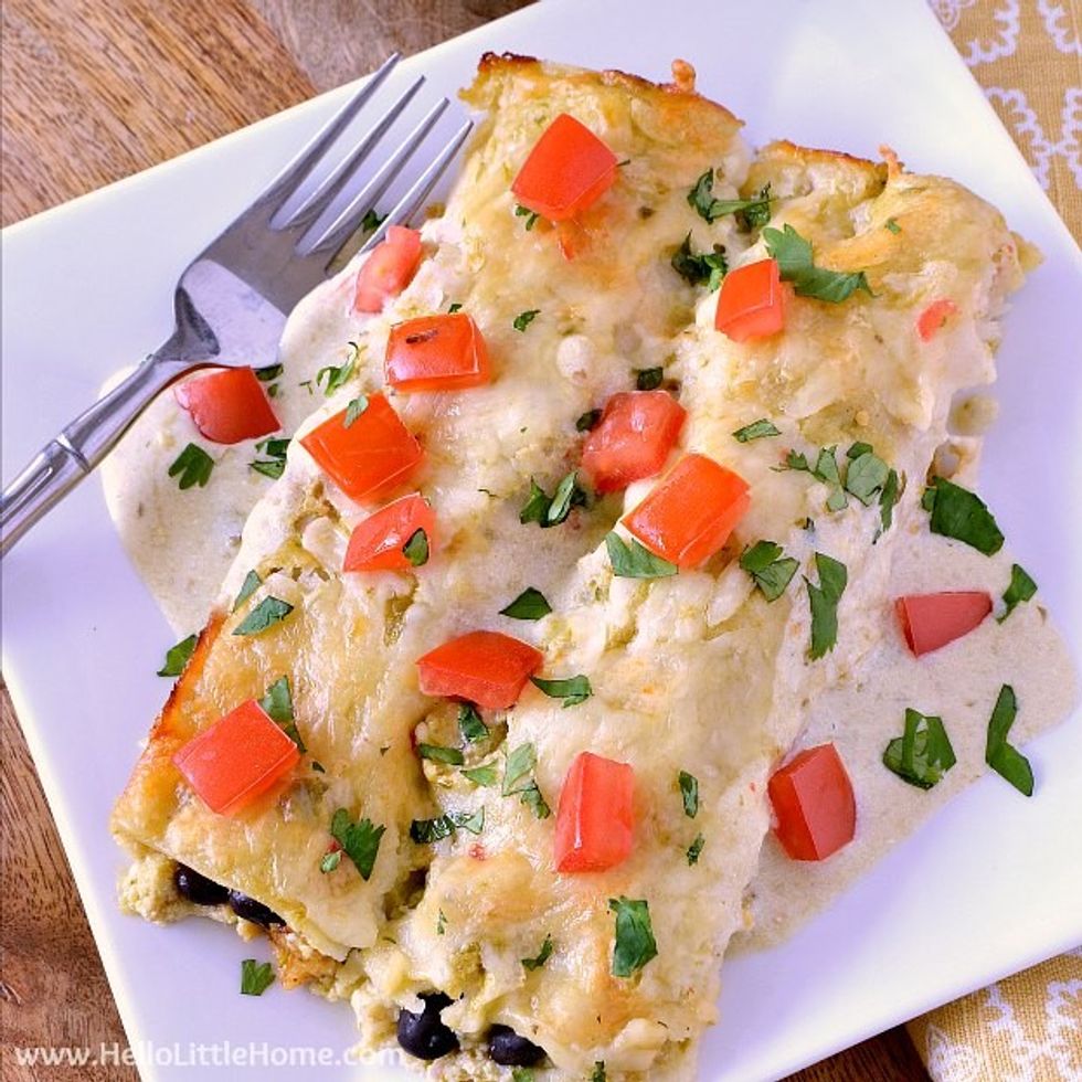 Vegetarian Breakfast Enchiladas