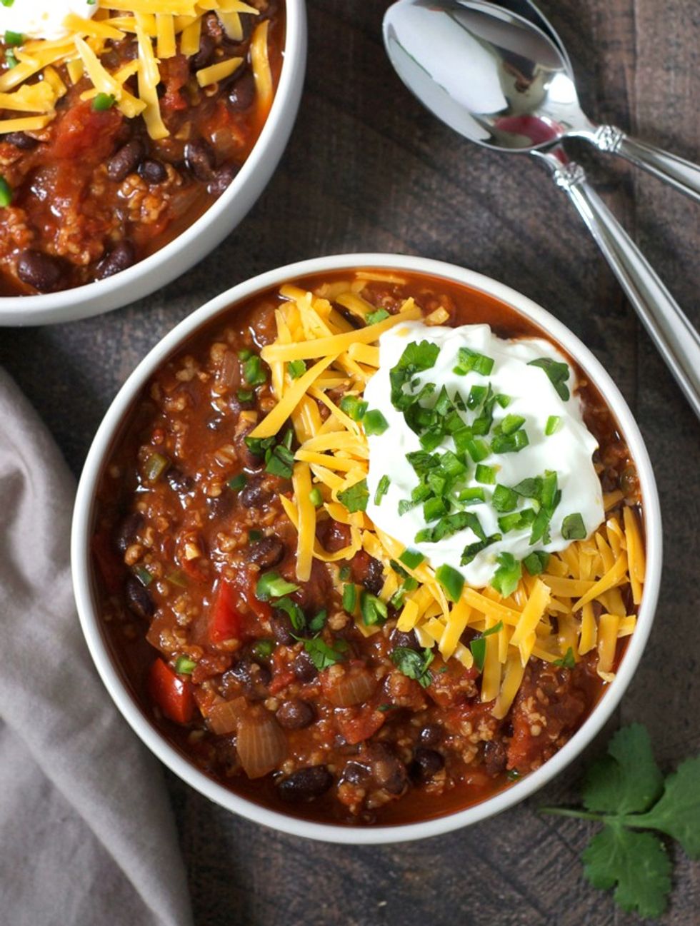 Vegetarian Bulgur Chili