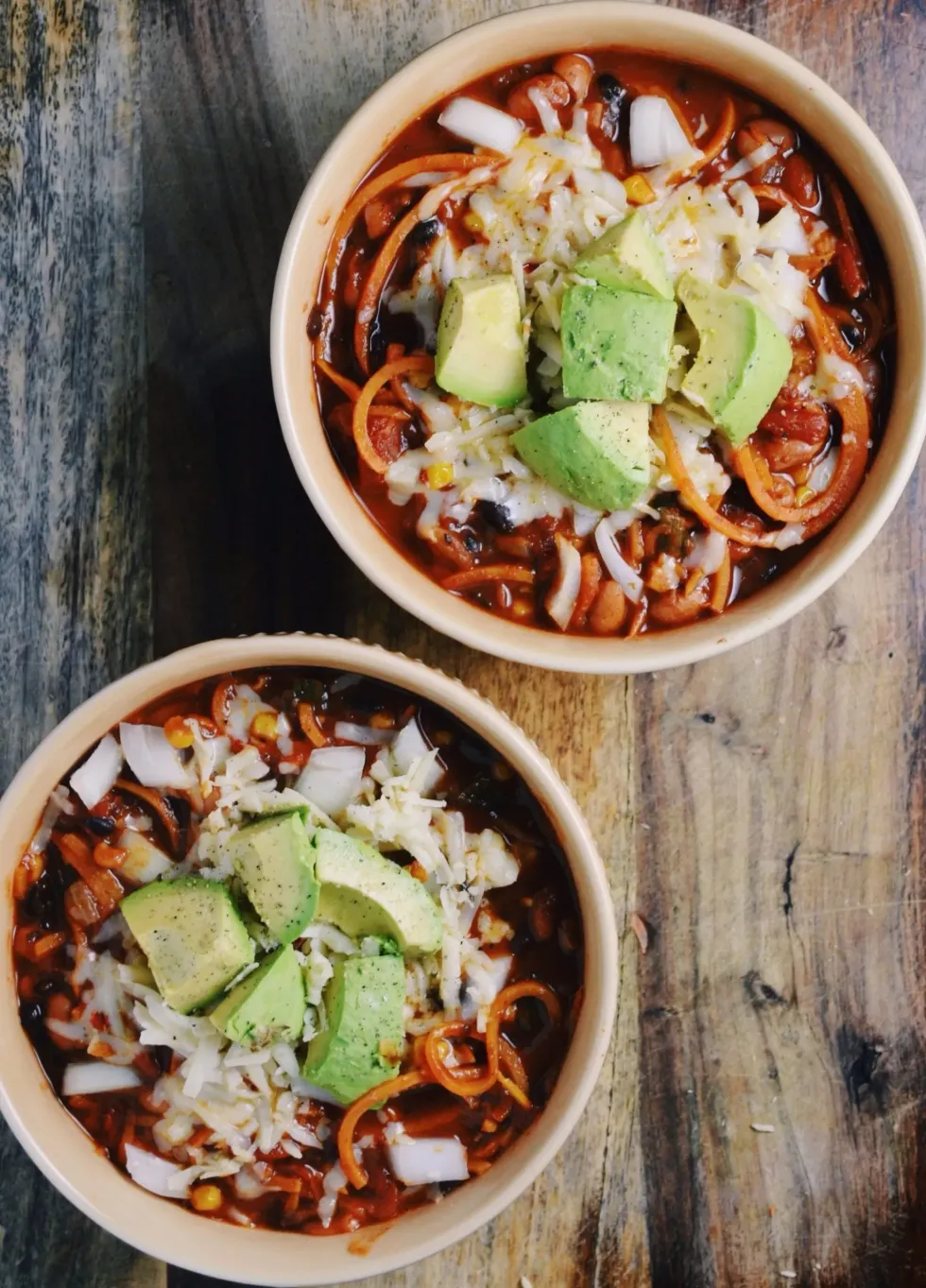 Vegetarian Chili with Bourbon unique chili recipes