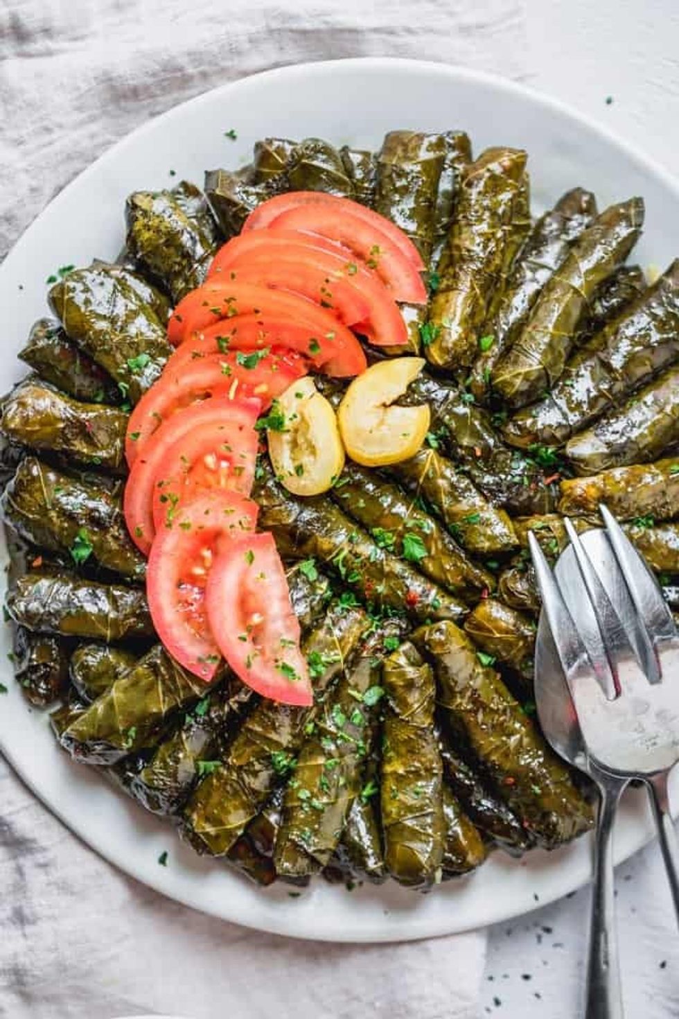 Vegetarian Stuffed Grape Leaves