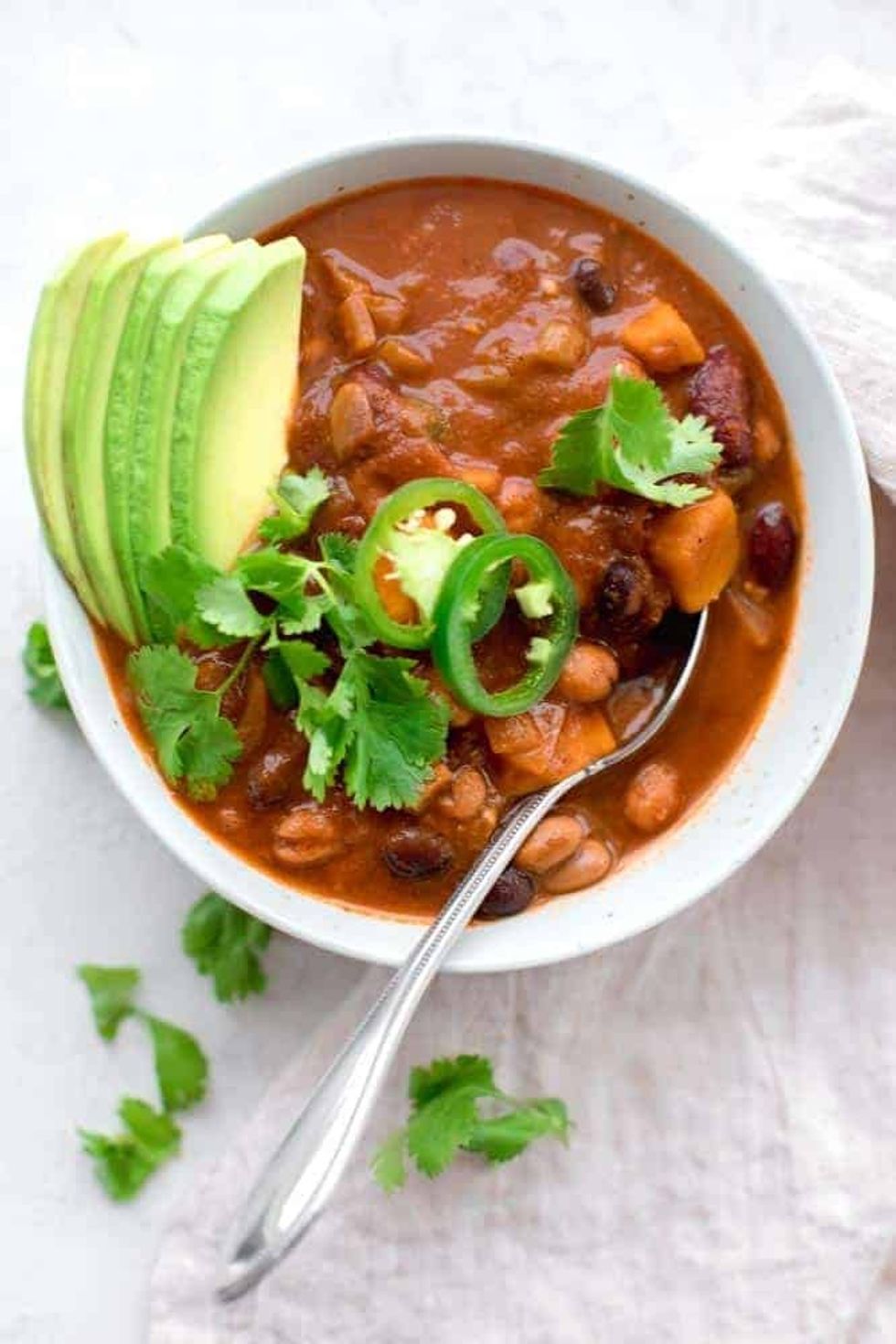 Vegetarian Sweet Potato Chili
