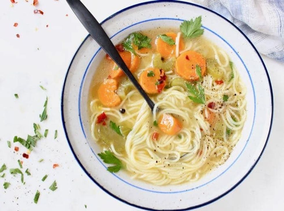 veggie noodle soup