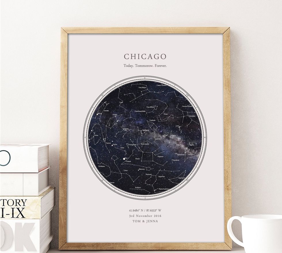 VelvetPrint Custom Star Map