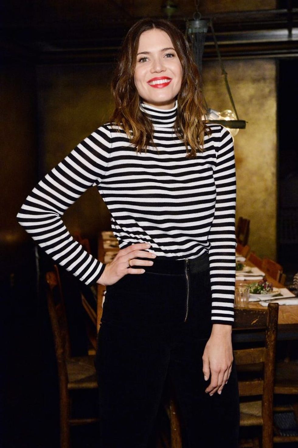 VENICE, CA - FEBRUARY 08: Mandy Moore attends Jenni Kayne Fall 2017 Collection Launch Dinner at Gjelina on February 8, 2017 in Venice, California. (Photo by Stefanie Keenan/Getty Images for Jenni Kayne)