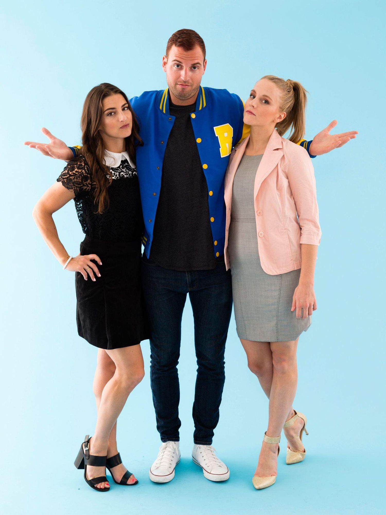 Veronica, Archie, and Betty from Riverdale