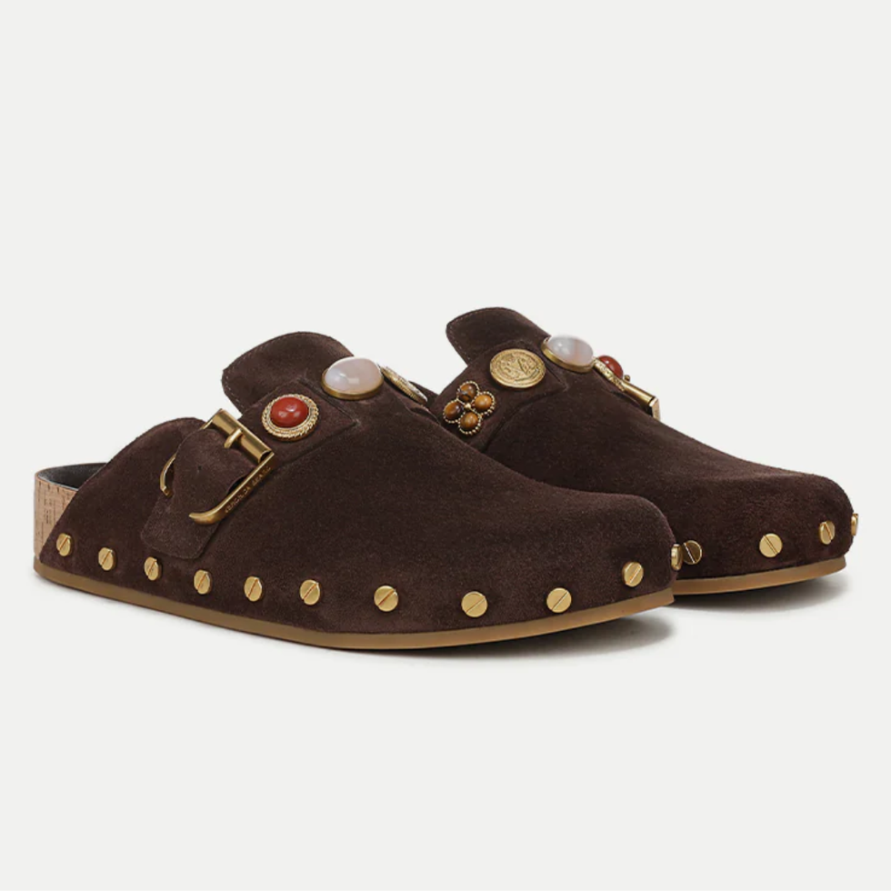 Veronica Beard Fern Embellished Clog