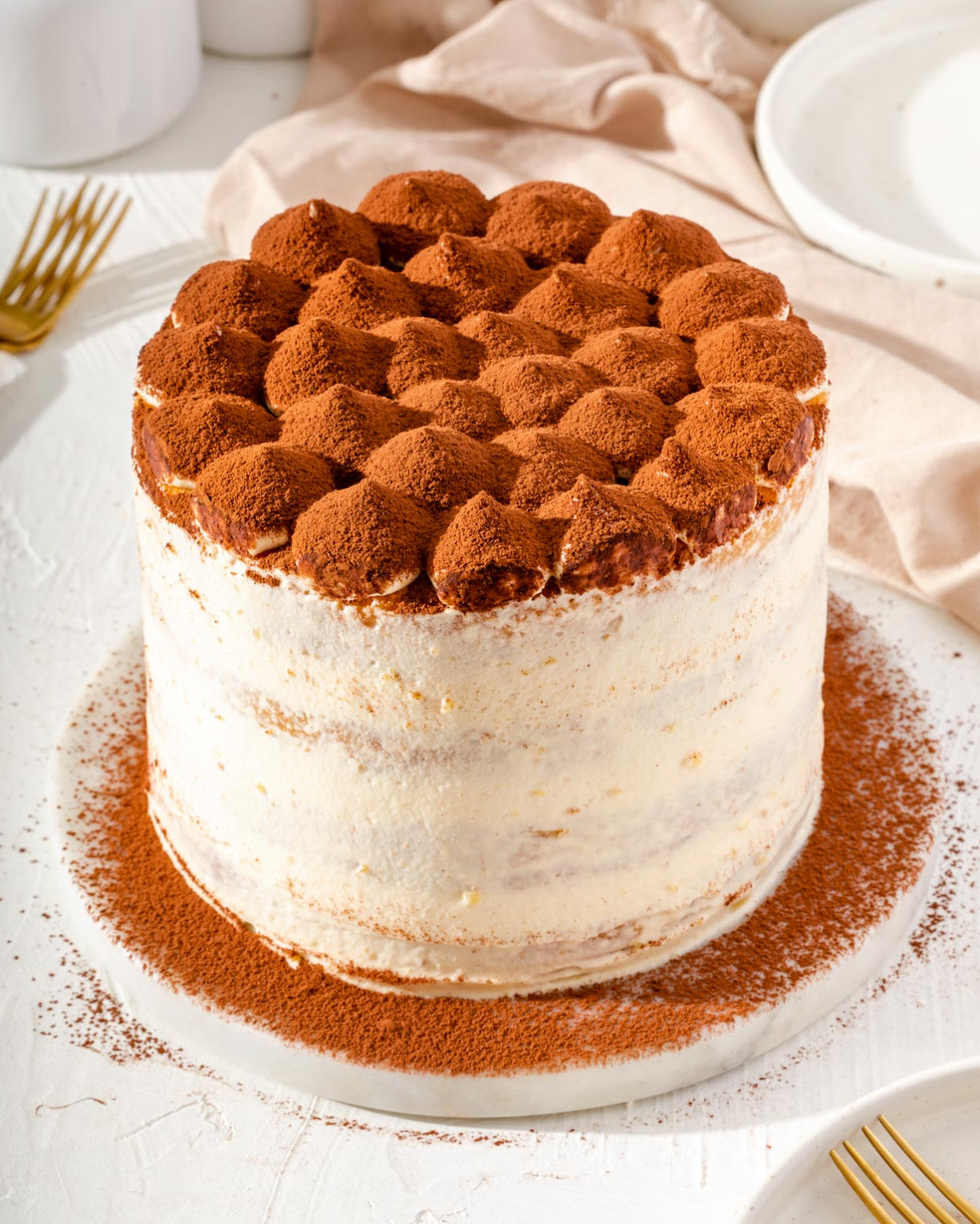 Vietnamese Coffee Tiramisu Cake