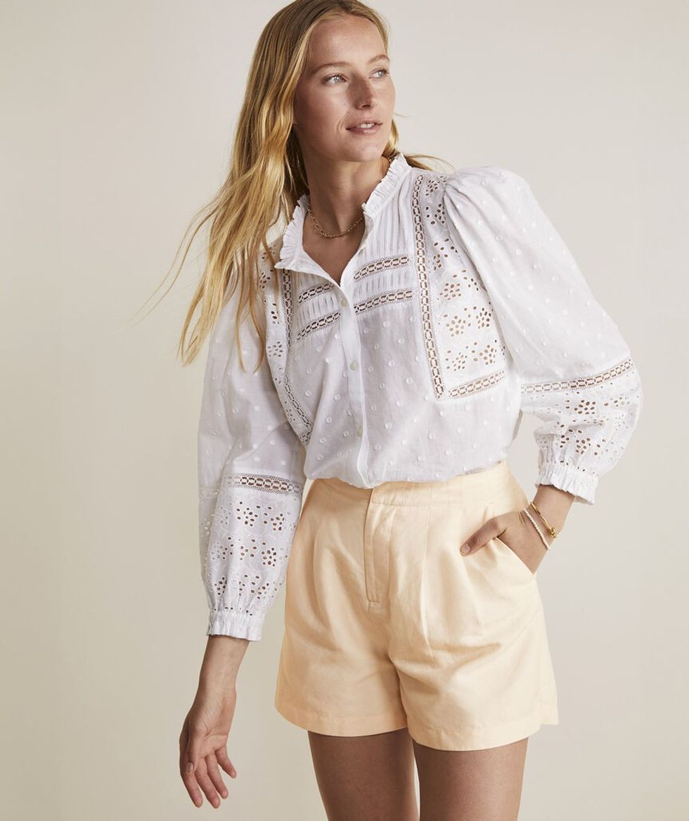 Vineyard Vines Eyelet Top