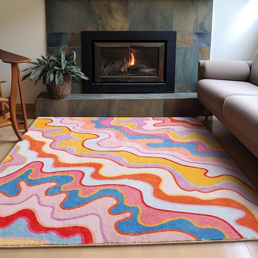 Vintage Abstract Area Rug