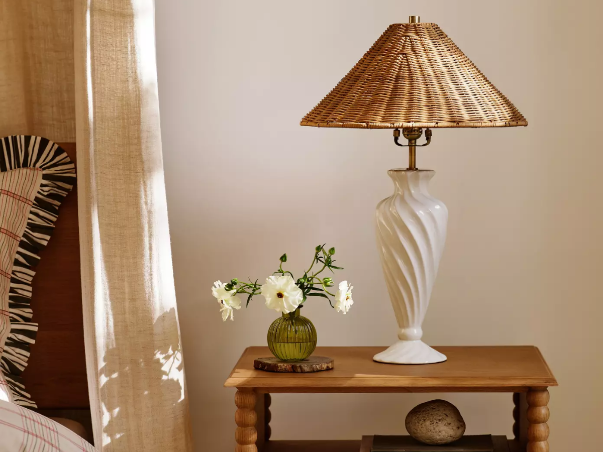 Vintage Bobbin Side Table From Anthropologie's January 2026 Home Collection