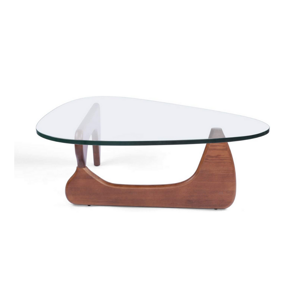 Vintage Triangle Glass Coffee Table amazon furniture