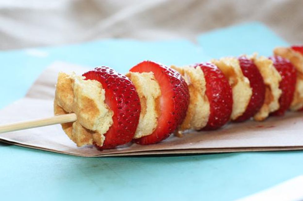 Waffle + Berry Kabobs