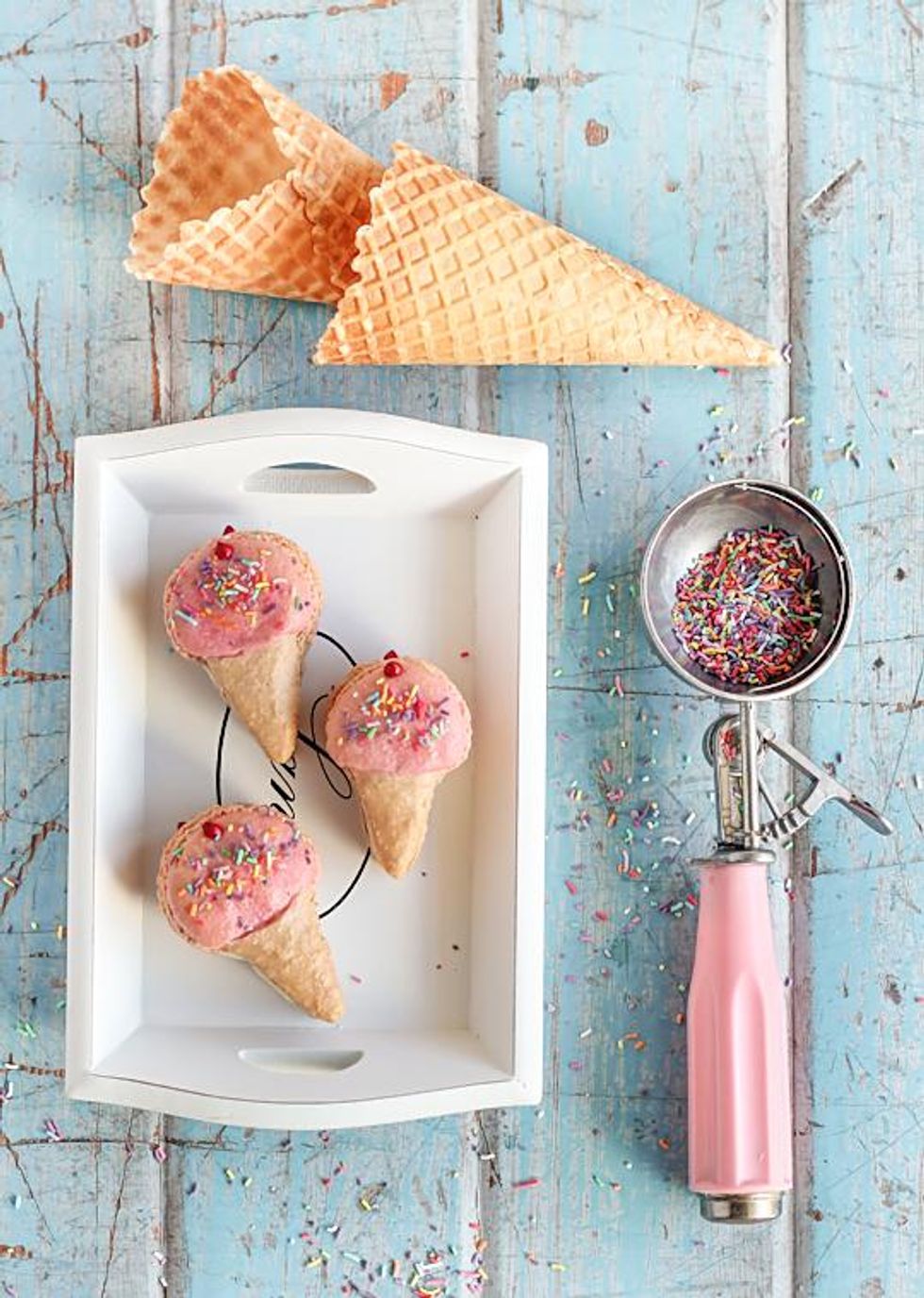 Waffle Cone Macarons