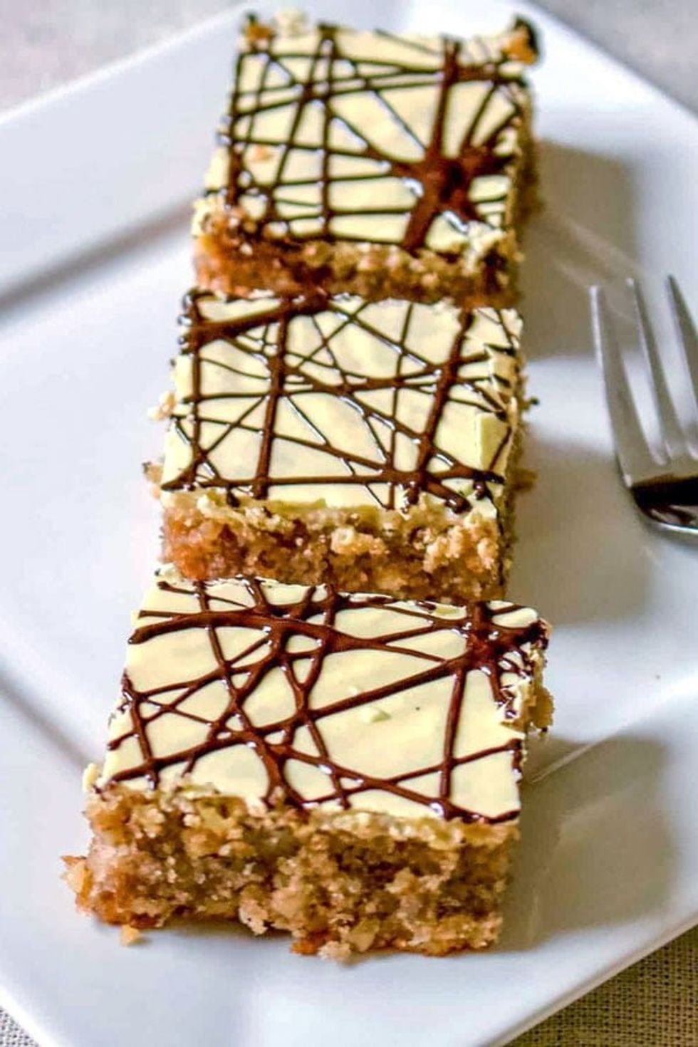 Walnut Cake with Egg Yolk Glaze